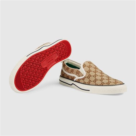 gucci canvas shoes men.